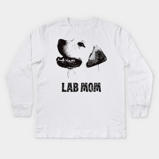 Lab Mom - Labrador Retriever Mom Kids Long Sleeve T-Shirt